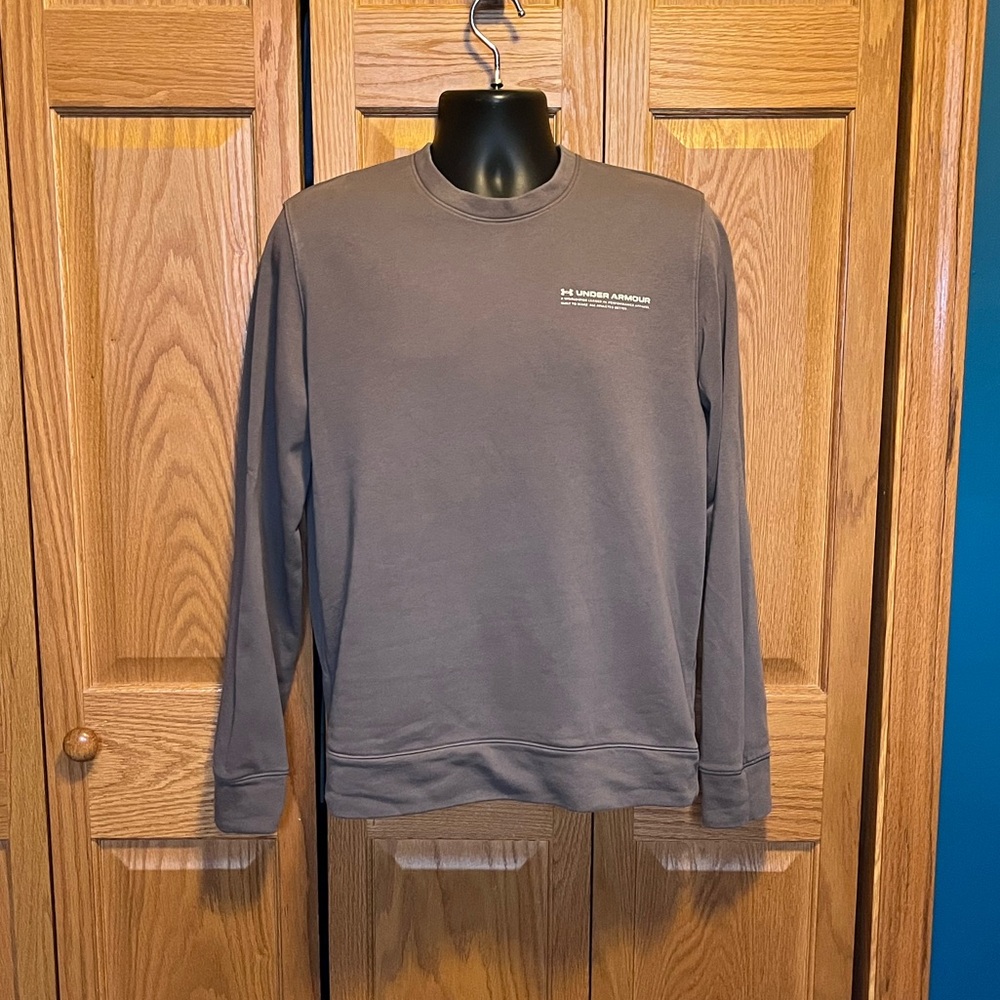 Under Armour Men's Rival Terry Logo Crew Neck